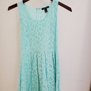 ❤SOLD❤ Blue lace Forever 21 dress. Size small